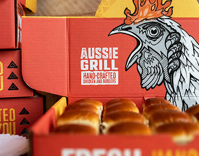 Catering Box Design for Aussie Grill