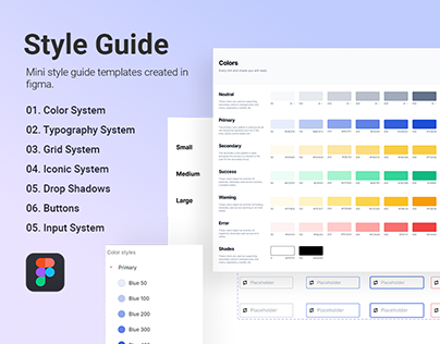 Project thumbnail - Style Guide System in Figma