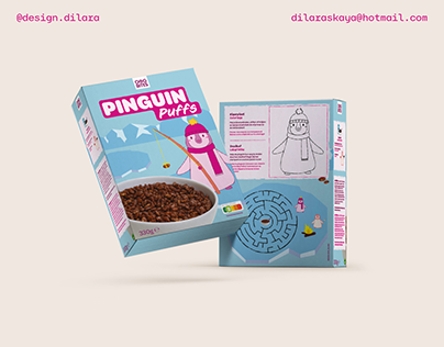 Packaging Design - PINGUIN PUFFS