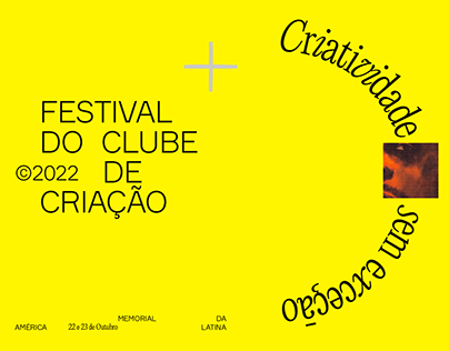 Motion design | Festival Clube da Criação