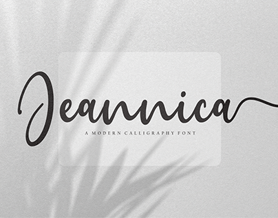 Jeannica - Free Font