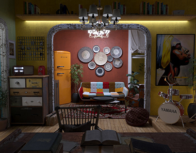 Bohemian Livingroom