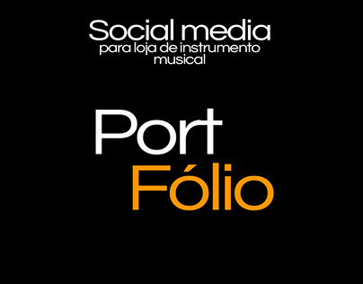 Socila media | Portfólio Loja de instrumento musical