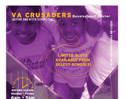 VA Crusaders Daycare Center Flyer (Client Project)