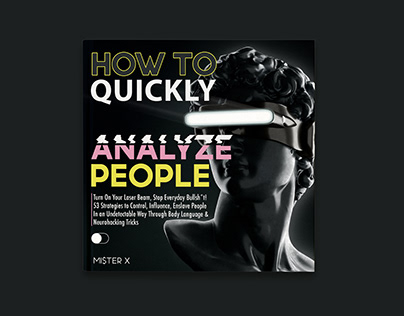 🧐 How To Analyze People | Audiobook Cover Design