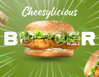 Social media burger ads