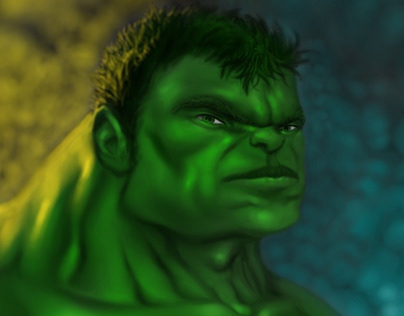 The Incredible Hulk Painting