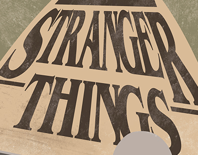 Cartel Alternativo de la serie "STRANGER THINGS"