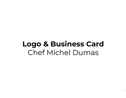 Logo & Business Card - Chef Dumas