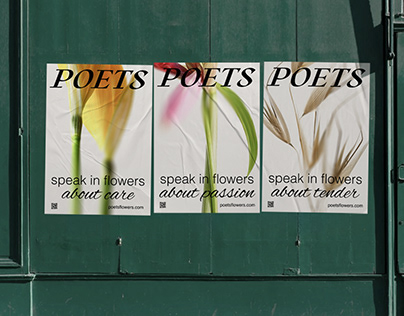 Poets. Branding for a florist salon