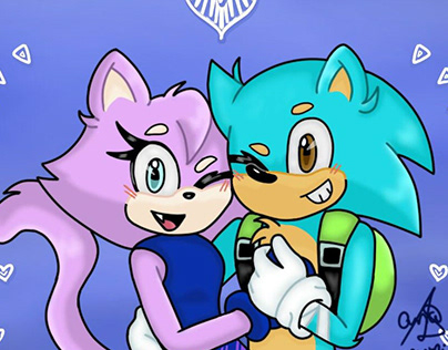 Sonic OC Couple Character