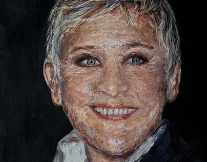 Portrait of Ellen Degeneres