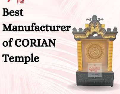Best Manufacturer of CORIAN Temple