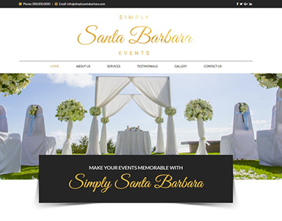 Santa Barbara Event Website