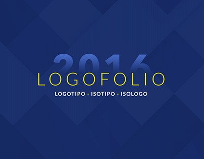 Logofolio 2016. Logotipo, Isotipo, Isologo