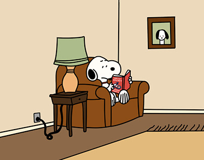 snoopy reads normal people