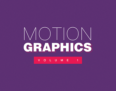Motion Graphics Vol.01