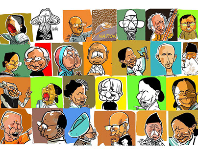 Indian Political Cartoons