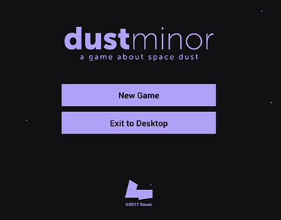 dustMinor - a game about space dust