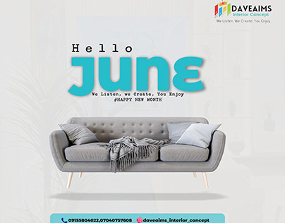 Hello June Forr daveaims interior concept