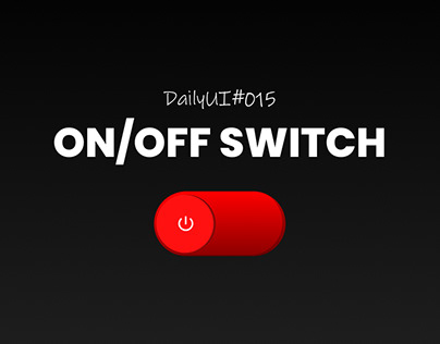DailyUI#015:on/off switch