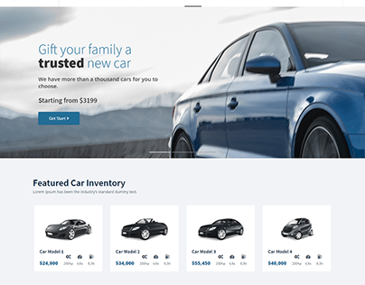 Trusted Car Center Landing Page