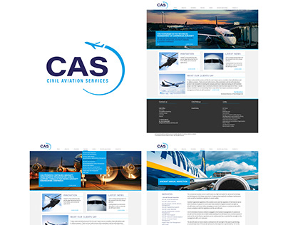 Civil Aviation Services - Branding and Website design