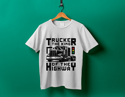 Trucker T-shirt Design