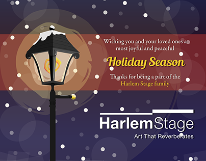 Holiday Season 2015 E-Card—Harlem Stage