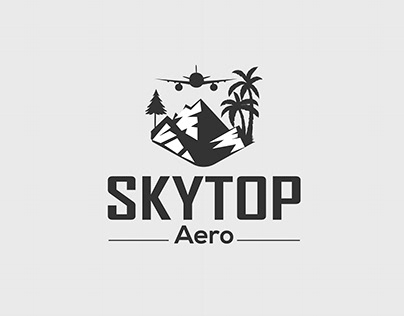 Logo name SKYTOP Aero.