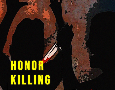 Social Media Banner design on Honor Killing