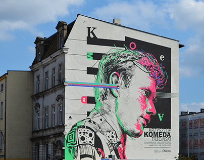 Krzysztof KOMEDA Trzciński — mural