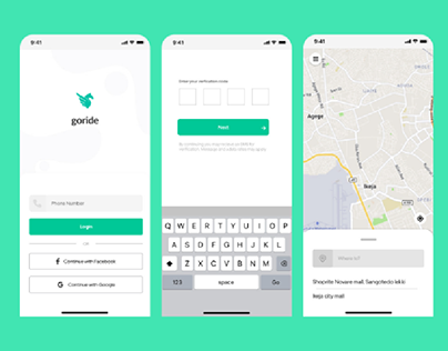 Goride | Car booking app login