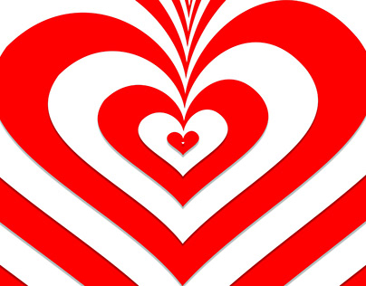 Valentines's Day Moving Heart Motion Background