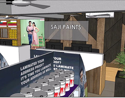 ASIAN PAINTS COMMERCIAL SHOWROOM INTERIORS