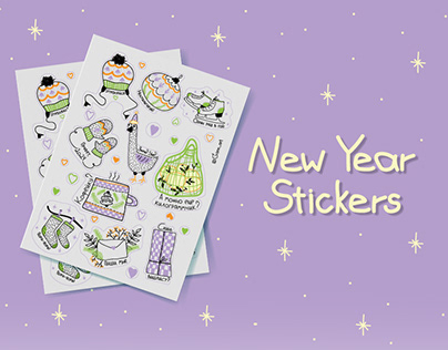 NEW YEAR STICKERS