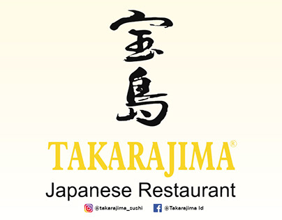 Design Menu Takarajima Japanese Restaurant