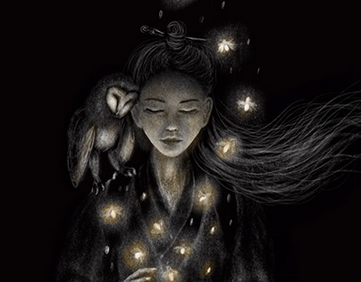 Light of fireflies