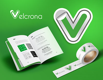 Velcrona - разработка логотипа и фирменного стиля