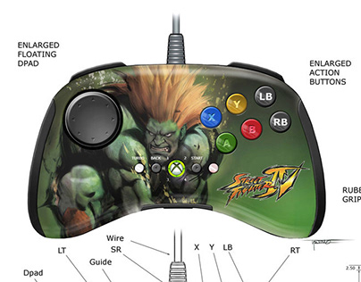 Street Fighter IV FightPad - Production 2009