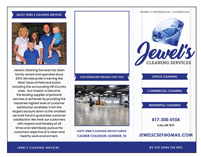 Jewel's Cleaning Services Brochure