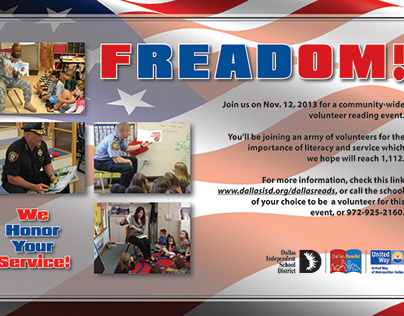 Dallas Reads! FREADOM Poster