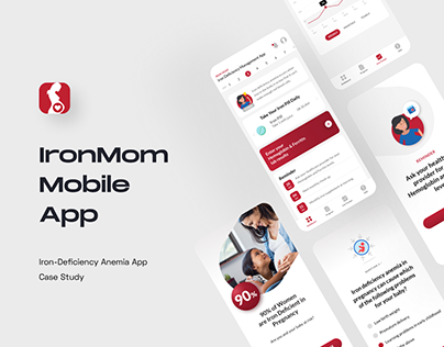 IronMom Mobile App UX/UI Case Study