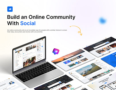 Social – Network, Community and Event Theme