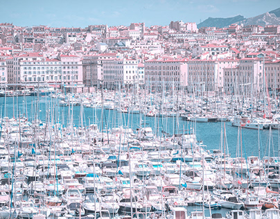 Pastel photography in Marseille France