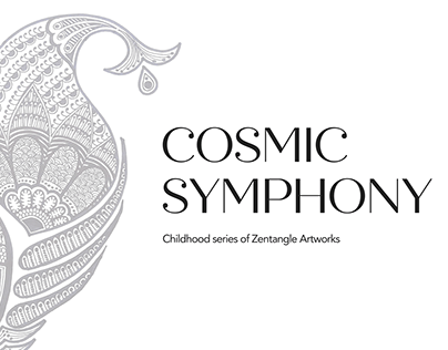COSMIC SYMPHONY - Zentangle artworks