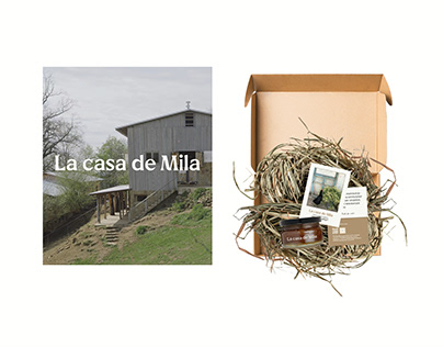 La casa de Mila brand identity local farm
