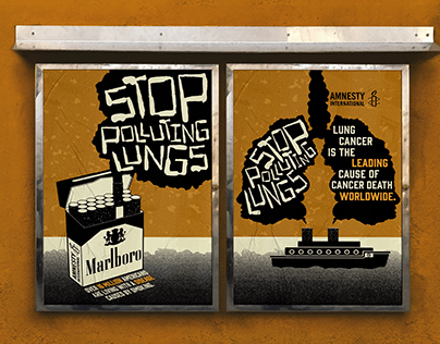 STOP POLLUTING LUNGS, Amnesty International Ad Campaign
