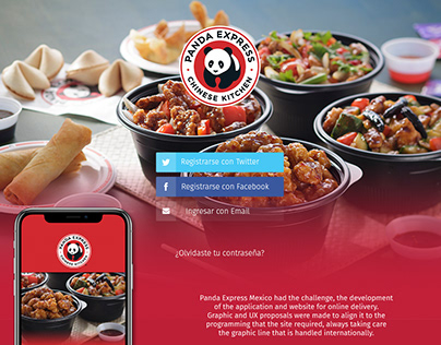 UI/UX for Web and Mobile Panda Express