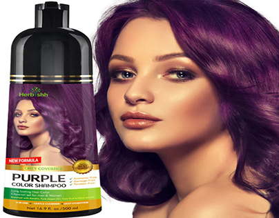 Burgundy Purple Hair Dye